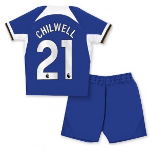 Maillot de foot Chelsea Ben Chilwell #21 Domicile enfant 2023-24 Manches Courte (+ pantalon court)